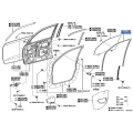 TOYOTA 68151-60060 RUN, FRONT DOOR GLASS, LH