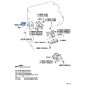 TOYOTA OEM RIGHT RUBBER CUSHION 12305-0C011