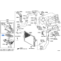Toyota Genuine Air Cleaner Filter Element Sub-Assy 17801-30080