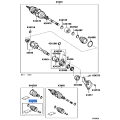 TOYOTA 04437-06220 Boot Kit, Front Drive Shaft Inboard Joint, RH