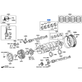 Toyota Crankshaft Bearing Set 11704-75033