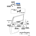 Rear Door Outside Handle Cover - Toyota Land Cruiser (URJ202, GRJ200, VDJ200)