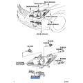 TOYOTA 52116-33080 SUPPORT, FRONT BUMPER SIDE, LH