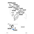 TOYOTA 43517-71010 Rotor, Skid Control, Rear