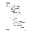 Front Disc Brake Rotor - Toyota Land Cruiser 2008-2015