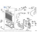 Toyota OEM Genuine CUSHION, RADIATOR SUPPORT 16523-20020