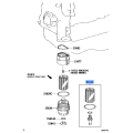 Engine Oil Filter - Toyota Scion Lexus Camry 04152-YZZA1 04152-0V010