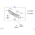 GRILLE, RADIATOR - Toyota OEM Genuine - 53101-60240