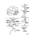 Toyota EXTENSION SUB-ASSY, REAR WHEEL OPENING, LH 61608-60904
