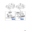 LOUVER, VENT, INNER RH - Toyota (62905-60070)