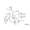 TOYOTA 69461-60010 Genuine Stopper, Back Door Side Male