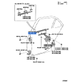 Rear Left Door Upper Hinge - Lexus LS430 2001-2006