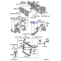TOYOTA 53814-12090 Genuine Front Fender Extension Left Hand