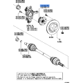 TOYOTA LEXUS Genuine OEM Hub Bearing Assembly 42410-30041