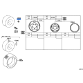 TOYOTA 42633-55030 Nut, Hub (for Axle)