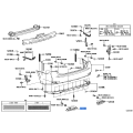 Rear Bumper Extension LH - Toyota/Lexus (52107-30160)