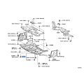 Toyota OEM Genuine COVER, ENGINE UNDER, CENTER 51451-02090