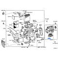 TOYOTA 87103-12080 Blower with Fan Motor Sub-Assembly