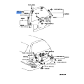 Hinge Assy, Back Door, LH Toyota Camry 1992-1994