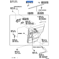 Genuine OE Garnish, Rear Door Frame, Right - Toyota 67675-60010