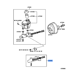 TOYOTA 04493-12180 Genuine Brake Master Cylinder Repair Kit