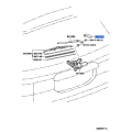 TOYOTA 85292-42010 Genuine Cap Wiper Arm Head