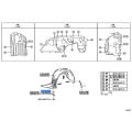 Bumper Cover and Fender Liner Retainer Clip & Pin - Toyota 53879-30050