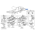Quarter Panel Wheel Opening Molding - Lexus LS430 2003-2006 Right Hand