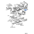Rear Floor Side Member - Toyota Camry 2002-2006, Rear Left Hand