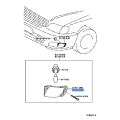 TOYOTA Lens & Body, Side Turn Signal Lamp, LH 81741-50040