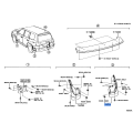 Toyota Land Cruiser Lexus LX570 OEM Rear RH Quarter Panel Mudguard