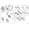 Toyota OEM Front Disc Brake Anti-Rattle Clip