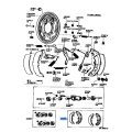 Toyota OEM Rear Brake Shoe Kit 04495-35180