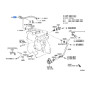 TOYOTA 16260-25010 Hose Assembly, Water By-Pass