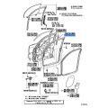 TOYOTA 75976-33020 Stripe, Front Door, Outside Lower LH
