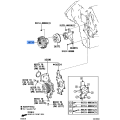 Toyota Land Cruiser Lexus LX450D OEM Genuine Fluid Coupling 16210-51020