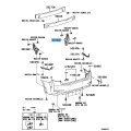 Toyota OEM Genuine SUPPORT, REAR BUMPER SIDE, NO.1 RH