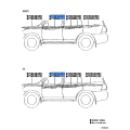 TOYOTA 75985-60870 Stripe, Front Door, No.3 RH