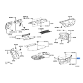 TOYOTA 58387-06141 Genuine Plate, Rear Floor Finish
