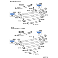 Toyota OEM Genuine SILENCER 48252-26070