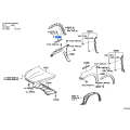 TOYOTA 53388-42010 Genuine Seal, Hood To Front Fender, RH