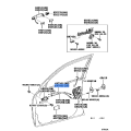 TOYOTA 69750-60030 Genuine Front Door Cable Assembly