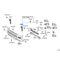 TOYOTA 52116-26102 SUPPORT, FRONT BUMPER SIDE, LH