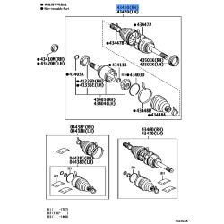 Shaft Assy,Front Drive,Rh