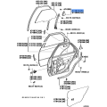 Toyota Camry Rear Door Garnish RH (1997-2001)
