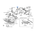 TOYOTA 52272-06080 CUSHION, REAR SUSPENSION MEMBER