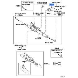 Toyota Steering Rack Housing Bracket NO.2 45515-52010