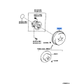 Toyota OEM Genuine Brake Drum 42431-0K180