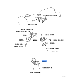 Insulator Engine Mtg Rr