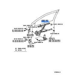 Regulator, Door Frt Lh